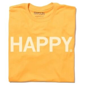 Unisex Happy Tshirt by Raygun NWT